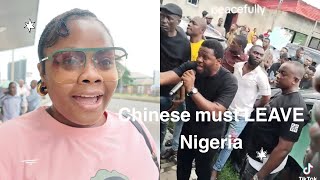CHINA MUST GO! IGBO TRADERS PROTEST IN LAGOS, NIGERIA