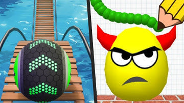 GOING BALLS vs DRAW TO SMASH - All Levels Satisfying Double Mobile Gameplay (Android/ios)