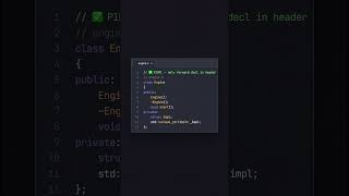 C++ tip: Stable ABI and fast compilation — the PIMPL idiom