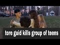 Tore guid kills group of teens