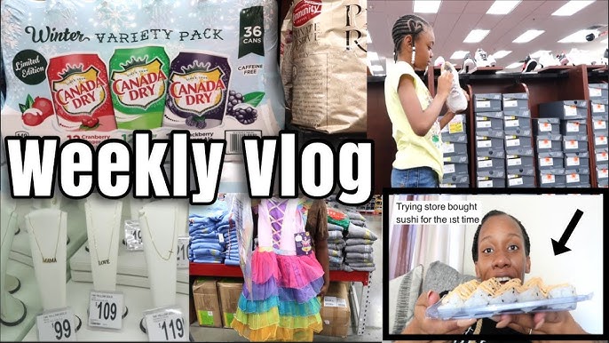 WEEKLY VLOG: DATE WITH AVA, GROCERY SHOPPING, SAMS CLUB HAUL, TRYING SUSHI  🍣 FOR THE 1ST TIME EVER! 