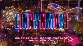 Linnanmäki - 4K Cinematic Drone Footage from Finland
