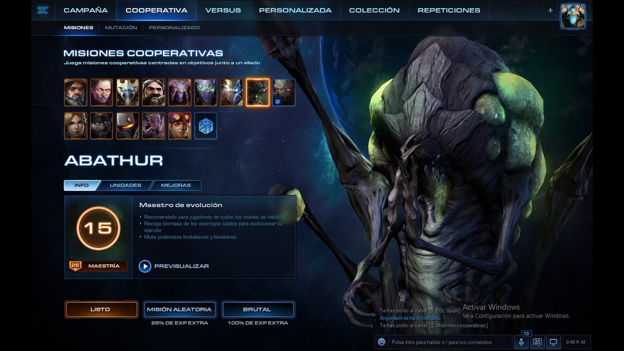 Starcraft 2 cooperativo:Guía de Abathur - YouTube