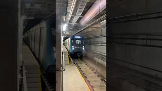 Sydney Metro train at Central and an overview of the new platforms #sydney