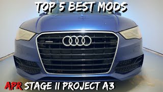 TOP 5 FAVORITE MODS ON MY STAGE 2 AUDI A3 (VW/AUDI/MQB)