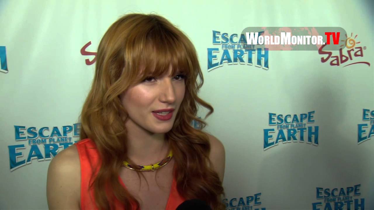 Bella Thorne interviewed at 'Escape from Planet Earth' film premiere