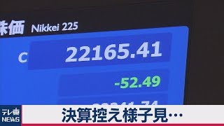 決算控え様子見…【兜通信】（2019年4月23日）