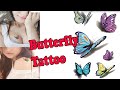 3D Butterfly Tattoo (Code HL 21)