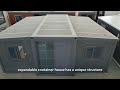 China 20ft 40ft container house Prefabricated house with bathroom and kitchen