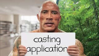 the rock when a movie is set in the jungle