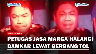 Video Petugas Jasa Marga Halangi Damkar Lewat Gerbang Tol, Berikut Kronologinya!