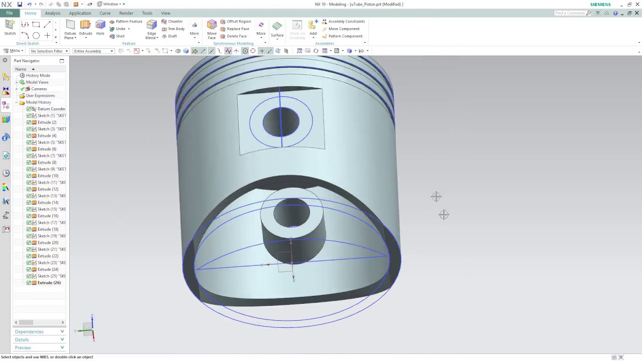 NX10 Piston, Connecting Rod, Wrist Pin & Assembly YouTube