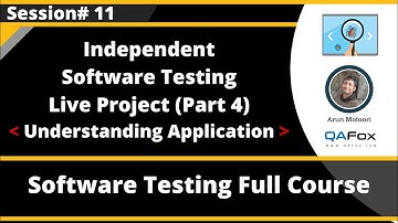 Session 11 - Independent Testing Live Project (Part 4) - Exploring and Understanding the Application