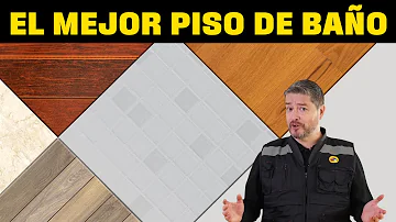 ¿Qué tipo de suelo es mejor para baños pequeños?