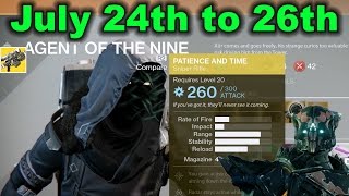 Destiny - Xurs Location Items - July 24Th To 26Th