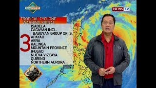 Weather update as of 12:00 p.m. (September 14, 2018)