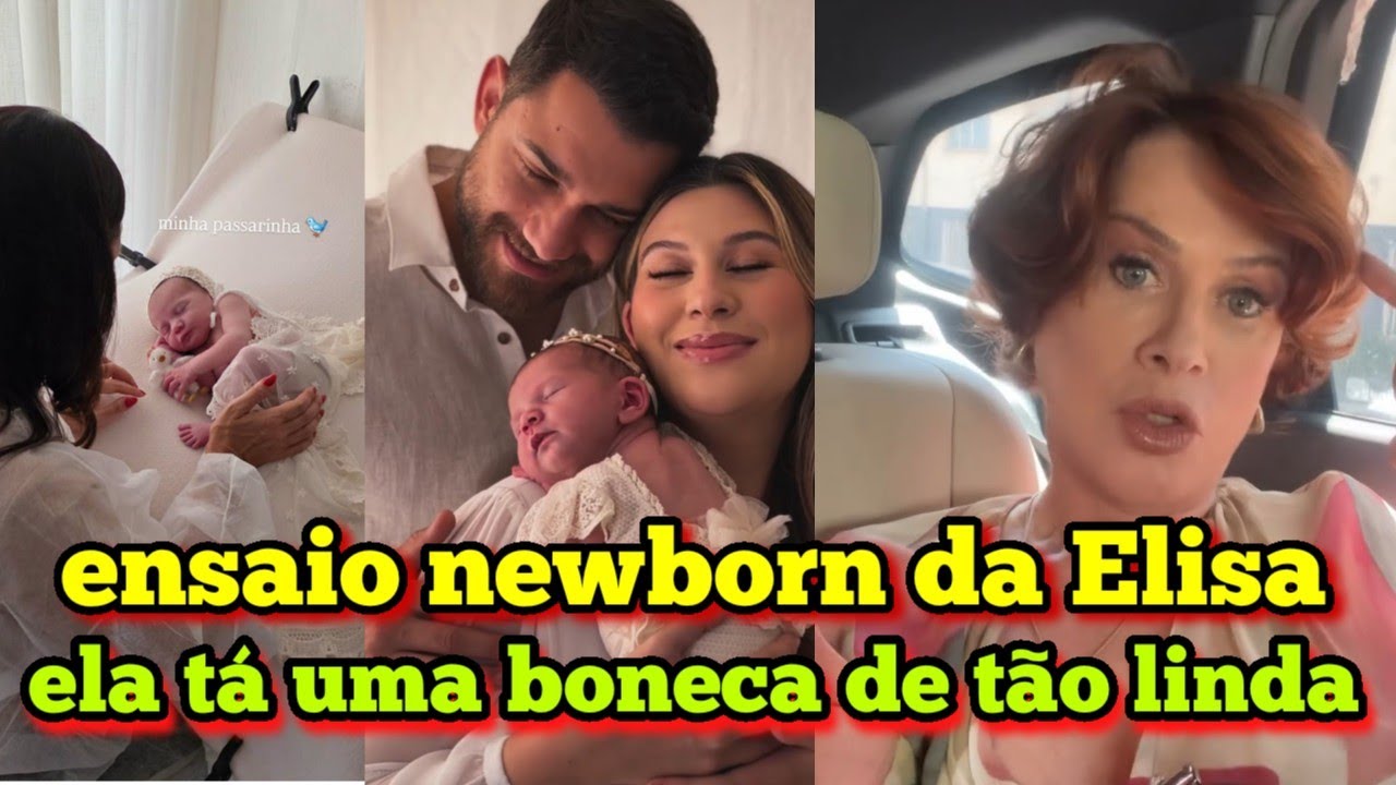 Niina levou Elisa pra fazer o ensaio newborn, ela está uma boneca de tão linda, vlogzinho do dia.