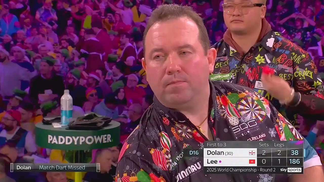 "BRENDAN DOLAN DELIVERS DOLAN HAS DONE IT" 2024/25 WORLD DARTS CHAMPIONSHIP ALLY PALLY LONDON 