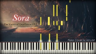 The Vision of Escaflowne (천공의 에스카플로네) OST - Sora│Emotional Animation OST Piano Cover & Tutorial