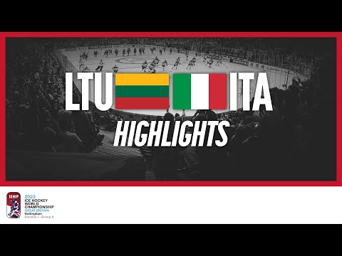 Highlights: Lithuania vs Italy | 2023 #IIHFWorlds Division 1A