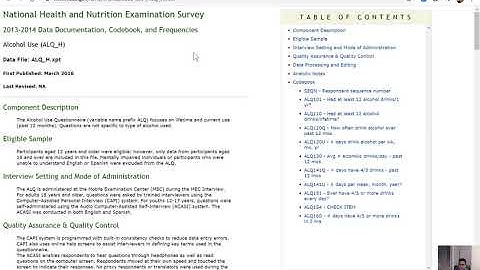 Lab2 (part 2) Analytic data creation using NHANES using R
