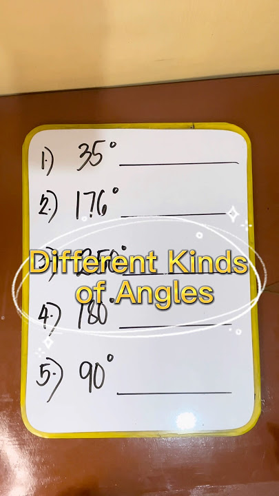 Different Kinds of Angles. #shortvideo #shorts #shortvideoviral #maths