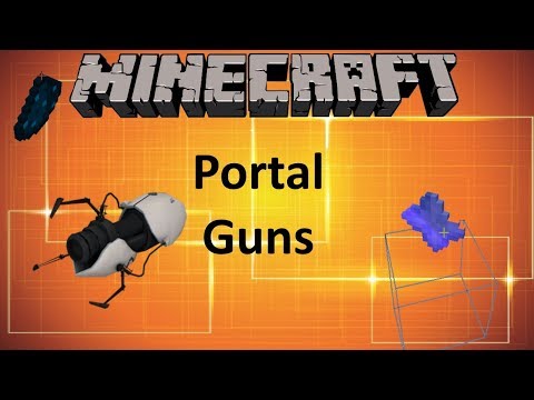 PORTAL GUNS MOD - MINECRAFT 1.12.2 (MOD SHOWCASE)