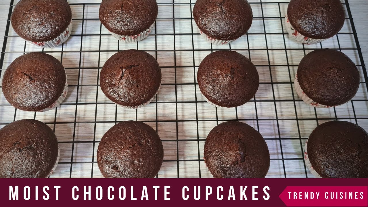 Easy to Make Chocolate Cupcakes Moist Chocolate Cupcakes YouTube