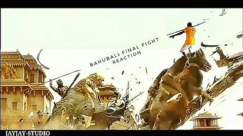 Bahubali 2 The Conclusion Final Battle Reaction Edit on Kinemaster