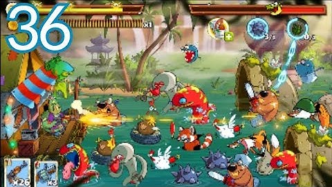 Swamp Attack 2 Gameplay Level 36