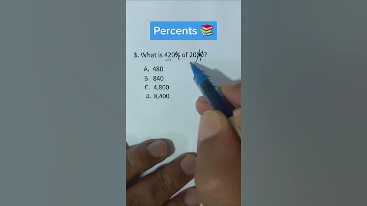 Aptitude Test Preparation - How To deal with percents bigger than 100  🤓📚 🧠 - DayDayNews