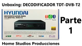 Unboxing: Decodificador Hyundai TDT DVB-T2 - Parte 1 
