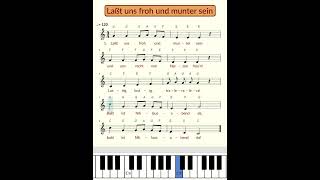 Lasst uns froh und munter sein / Text und Noten / #Shorts Profile