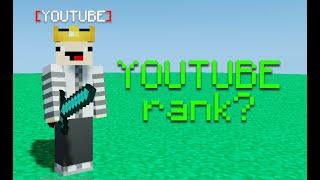 I Got Youtube Rank...