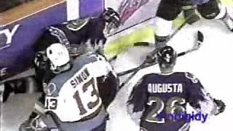 2 Ice Dogs - Vipers scrums 6/1/97 Finals