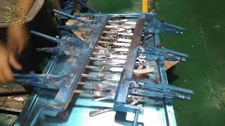 Auto Double Side Flatware Polishing Buffing Machine For Knife