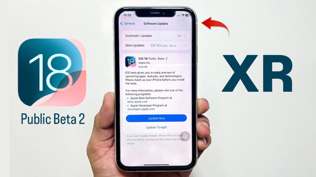 How to Install iOS 18 Public Beta 2 on iPhone XR - YouTube