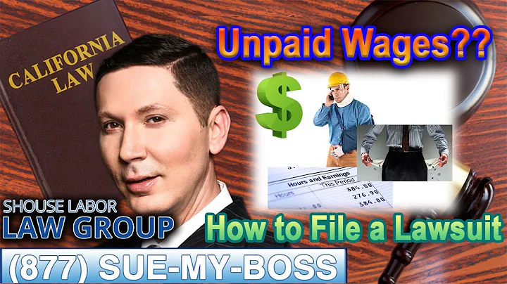How to File a Lawsuit for Unpaid Wages