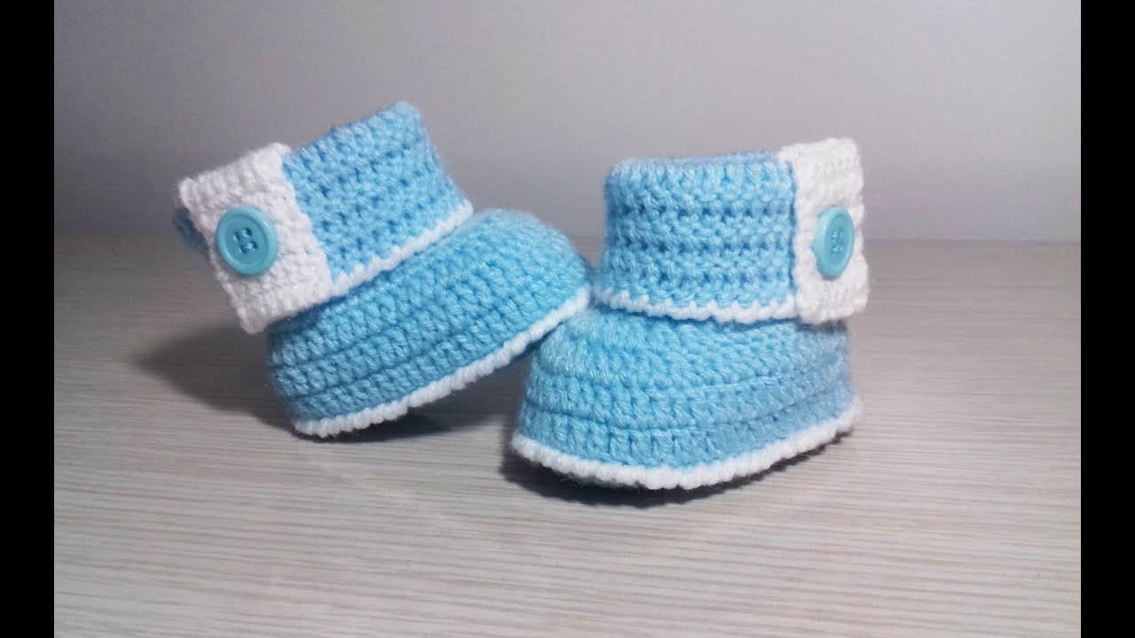 sapatinho de bebe masculino croche