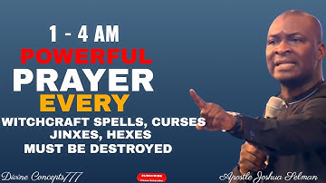 POWERFUL1AM- 5AM PRAYER TO DESTROY WITCHCRAFT SPELLS CURSES JINXES HEXES EVIL / Apstl. Joshua Selman