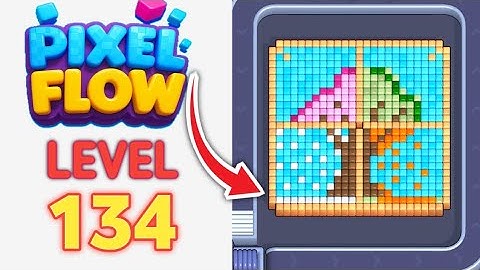 Pixel Flow Level 134 Walkthrough