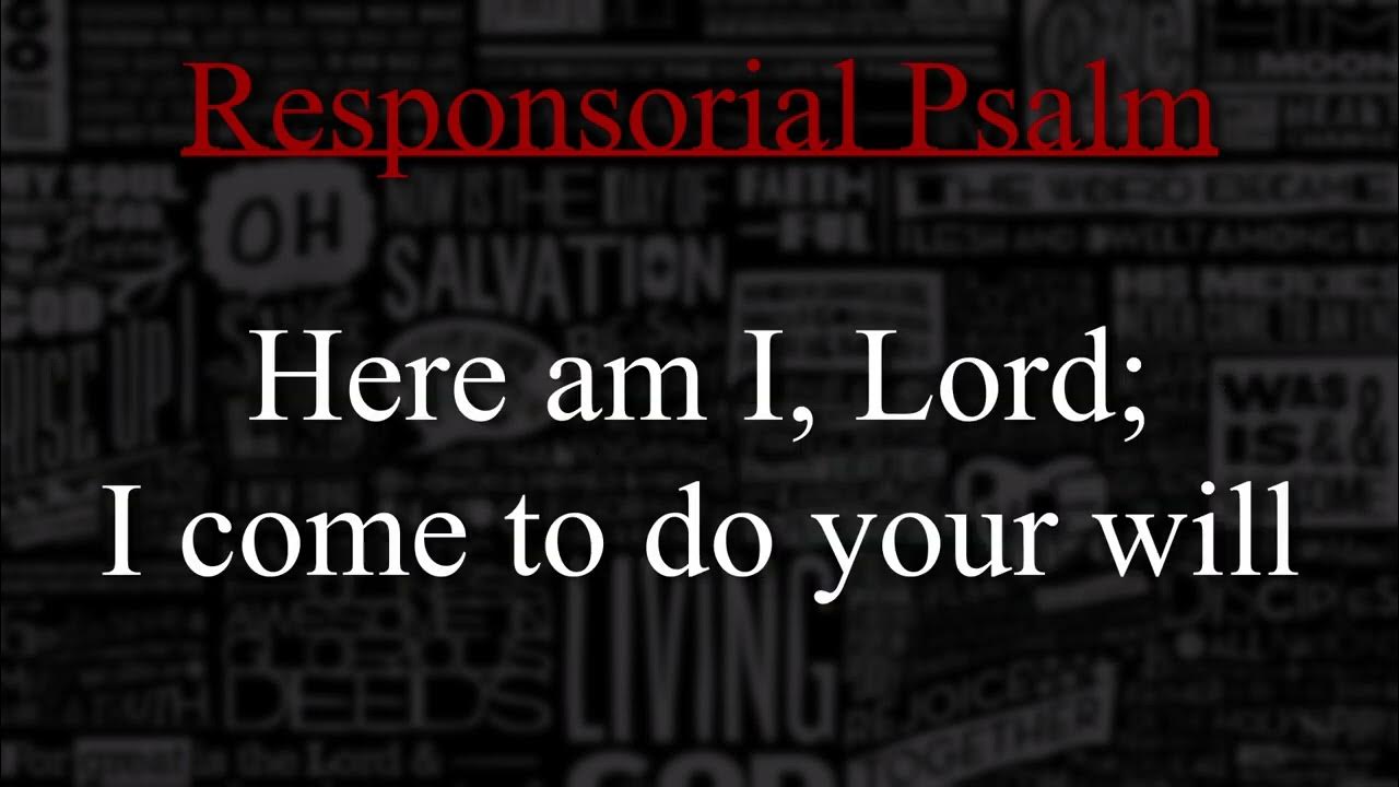 [PIANO] Second Sunday in Ordinary Time January 15, 2023 (RESPOND