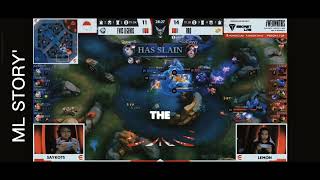 story wa ml momen EVOS VS RRQ kambek match 5.