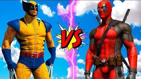 WOLVERINE VS DEADPOOL - EPIC BATTLE SUPERHEROES