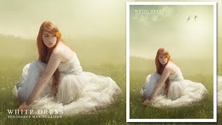 Create a Portrait White Dress Photo Manipulation In Photoshop screenshot 4