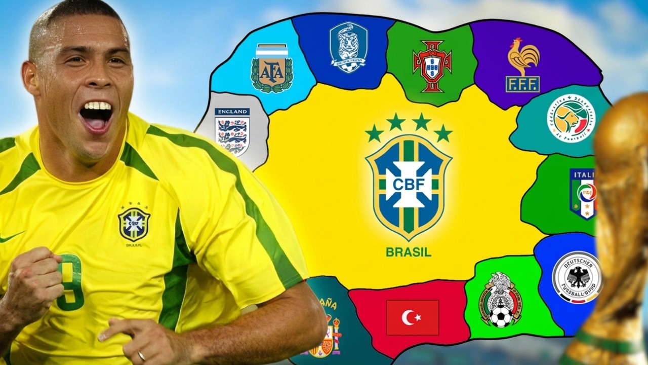 FIFA IMPERIALISMO, MAS É SELEÇÃO BRASILEIRA DE 2002 VS MELHORES SELEÇÕES DA ÉPOCA!