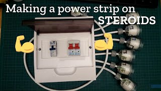 Lots of piggy backed power strips? Fix it with overkill!