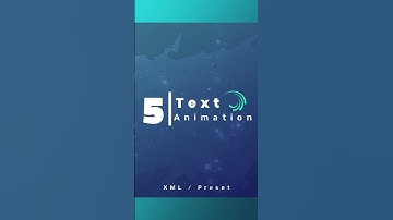 Text Animation XML Preset link Description Below #shorts
