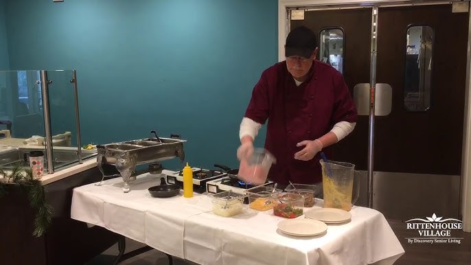 Omelet Buffet Mise en Place - Luna Pier Cook