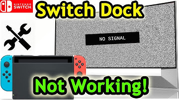 Nintendo Switch Dock not showing on the TV! 2 Possible Solutions